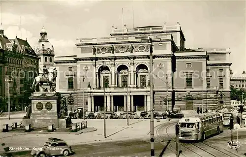 Stockholm Theater Denkmal Kat. Stockholm