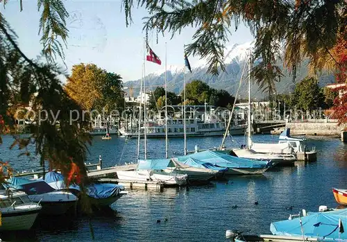 Muralto Lago Maggiore Hafenpartie