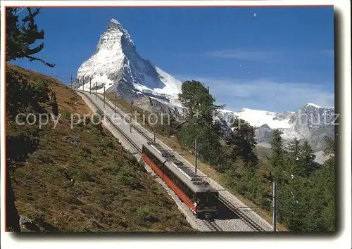 Gornergratbahn Zermatt Matterhorn  Kat. Gornergrat