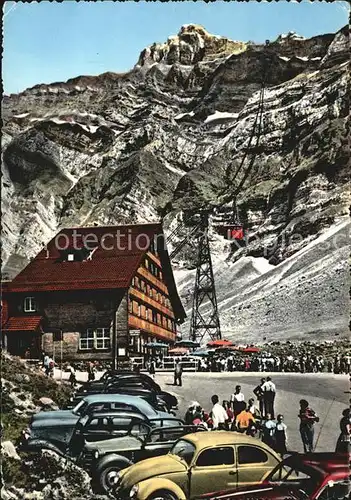 Schwaegalp AR Saentis Schwebebahn Appenzeller Alpen