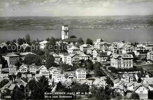 Heiden AR Fliegeraufnahme mit Bodensee Kat. Heiden