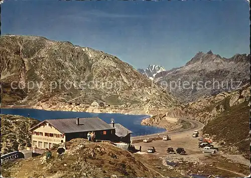 Grimsel Passhoehe Gasthaus Grimselblick