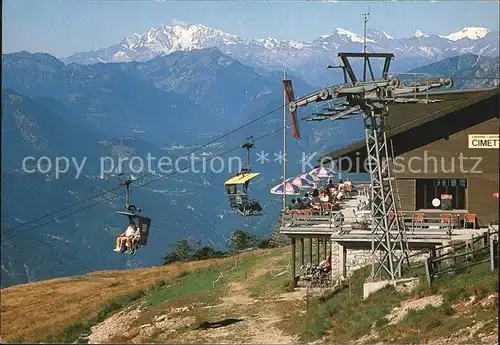 Monte Rosa Ristorante Capanna Cimetta Seilbahn Kat. Monte Rosa