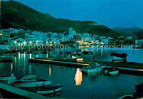 Port de la Selva nocturno Kat. Costa Brava