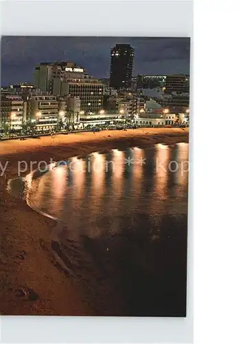 Gran Canaria Strandes Canderas bei Nacht Kat. Spanien