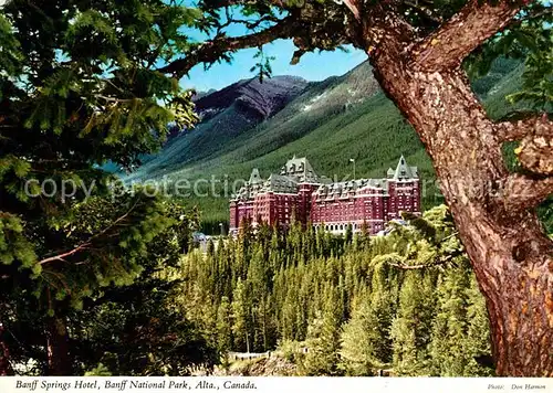 Alberta  Banff Springs Hotel im National Park Kat. Kanada