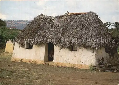 Curacao Niederlaendische Antillen Straw covered cottage Kat. Niederlaendische Antillen