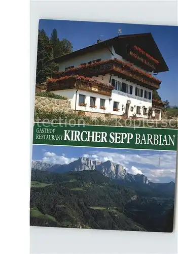 Barbian Gasthof Kircher Sepp