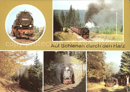 Lokomotive Harzquerbahn  Kat. Eisenbahn