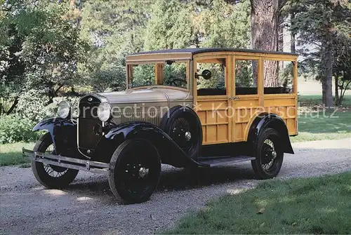 Autos 1931 Ford Model A Station Wagon  Kat. Autos