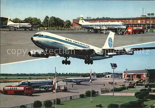 Flugzeuge Zivil Pan American Bremen Flughafen  Kat. Airplanes Avions