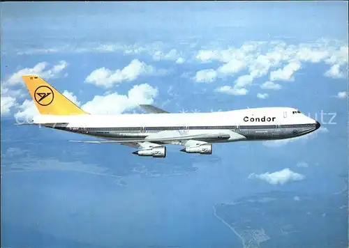 Flugzeuge Zivil Condor Jumbo Jet Boeing 747 Kat. Airplanes Avions