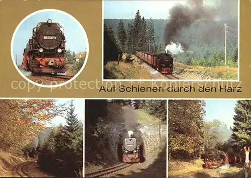 Lokomotive Harzquerbahn Kat. Eisenbahn