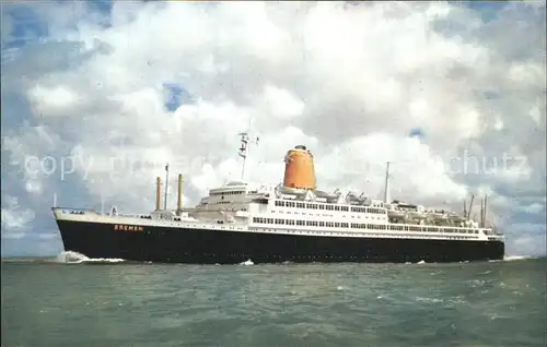 Dampfer Oceanliner T.S. Bremen Kat. Schiffe