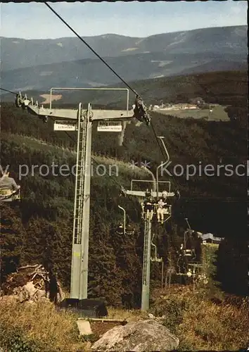 Sessellift Arber Grosser Arber  Kat. Bahnen