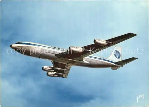 Flugzeuge Zivil Pan American Clipper Jet Intercontinental  Kat. Airplanes Avions