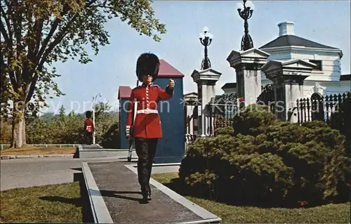 Leibgarde Wache Governor General s Residence Ottawa Ontario Kat. Polizei