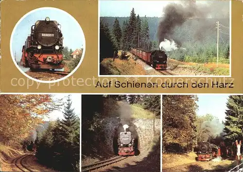 Lokomotive Harzquerbahn  Kat. Eisenbahn