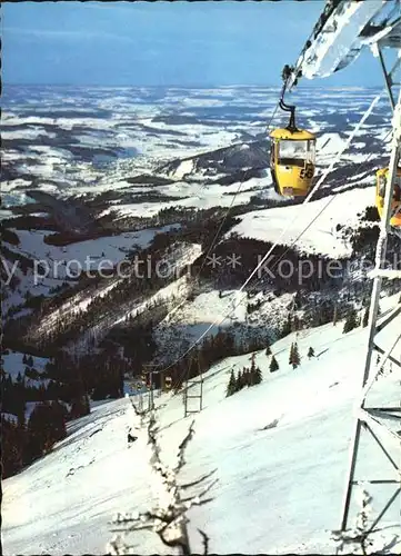 Seilbahn Hochgrat Oberstaufen Steibis  Kat. Bahnen