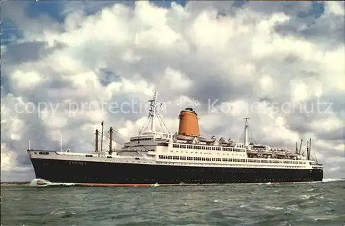 Dampfer Oceanliner T.S. Bremen  Kat. Schiffe