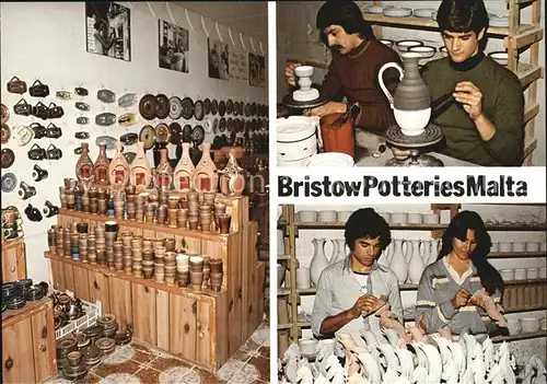 Toepfern Bristow Potteries Malta  Kat. Handwerk