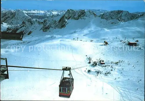 Seilbahn Zugspitze Zugspitzplatt  Kat. Bahnen