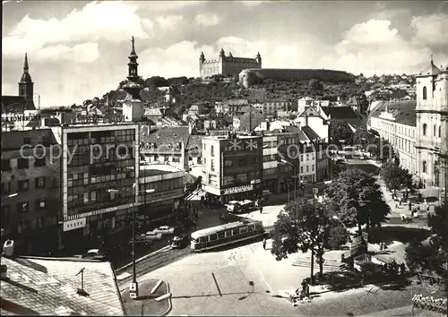 Strassenbahn Bratislava Hurbanovo namestie  Kat. Strassenbahn