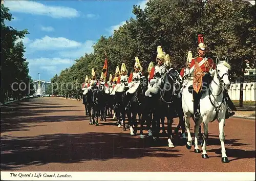 Leibgarde Wache Queen s Life Guard London  Kat. Polizei