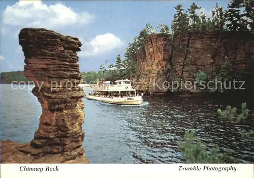 Motorschiffe Chimney Rock Wisconsin Dells Boat Trip Kat. Schiffe