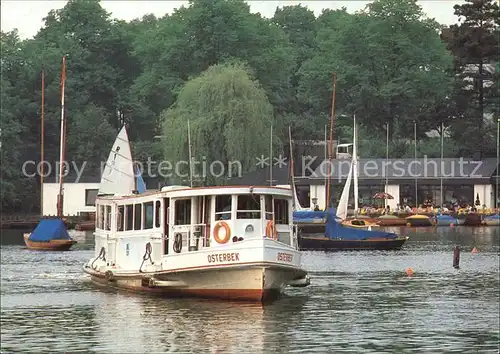 Motorschiffe Osterbek Hamburg Alster Rundfahrt  Kat. Schiffe