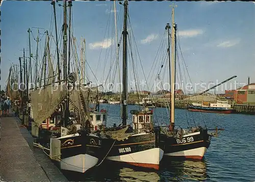 Segelboote Buesum Kutterhafen Fischkutter  Kat. Schiffe