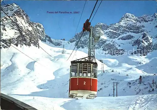 Seilbahn Funivia al Paradiso Passo Tonale  Kat. Bahnen