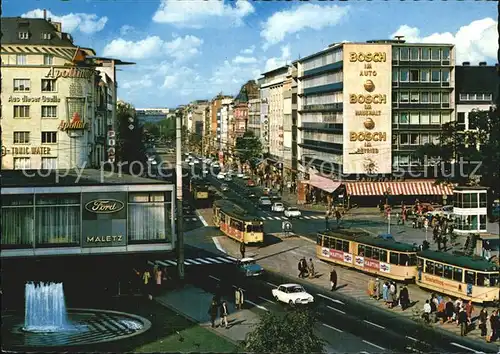 Strassenbahn Koeln Hohenzollern Ring  Kat. Strassenbahn