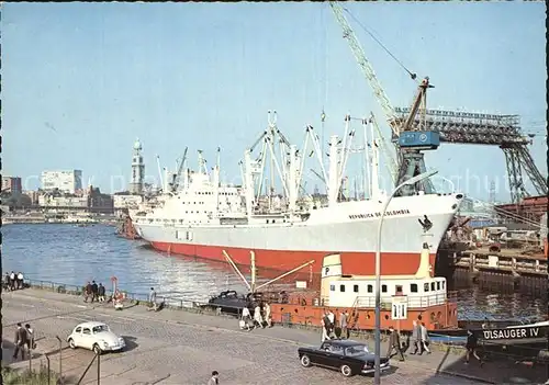 Schiffe Republica of Colombia Hamburg Hafen  Kat. Schiffe