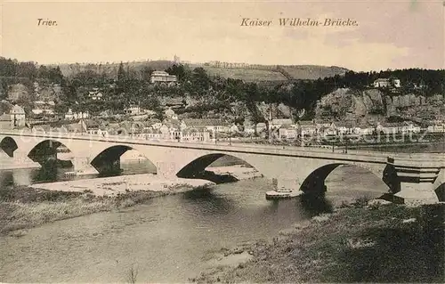 Trier Kaiser Wilhelm Bruecke Kat. Trier