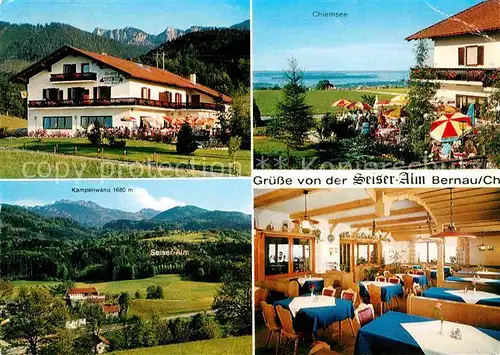 Reit Aschau Chiemgau Berggasthof Seiseralm Chiemsee Kampenwand Chiemgauer Alpen Kat. Aschau Chiemgau