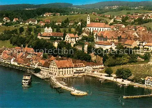 Meersburg Bodensee Hafen Fliegeraufnahme Kat. Meersburg