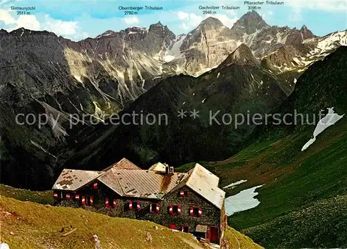 Innsbruckerhuette Berghaus Stubaier Alpen Kat. Neustift im Stubaital