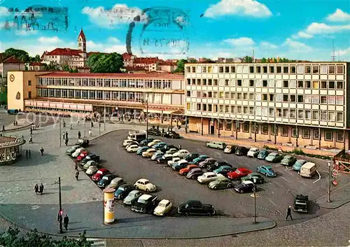 Kassel Hauptbahnhof Litfasssaeule Kat. Kassel