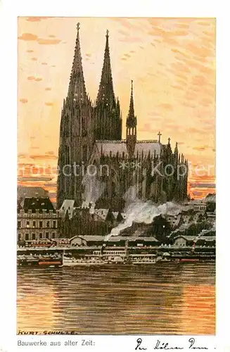 Koeln Rhein Dom Kat. Koeln