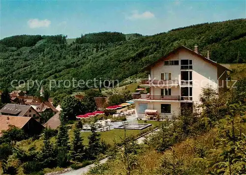 Oberprechtal Berg Hotel Pfauen Kat. Elzach