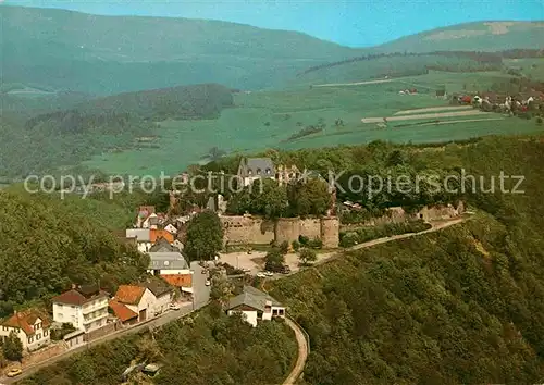 Dhaun Heimvolkshochschule Schloss Dhaun Fliegeraufnahme Kat. Hochstetten Dhaun