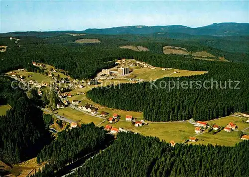 Kniebis Freudenstadt Hoehenluftkurort Wintersportplatz Schwarzwald Fliegeraufnahme Kat. Freudenstadt