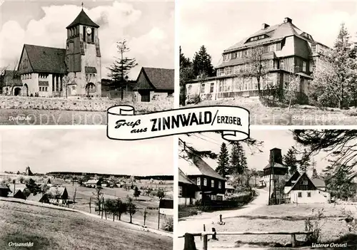 Zinnwald Georgenfeld Dorfkirche Panorama Lugsteinhof Kat. Altenberg