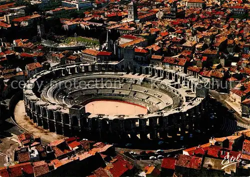 Arles Bouches du Rhone Fliegeraufnahme Les Arenes Theatre antique Kat. Arles