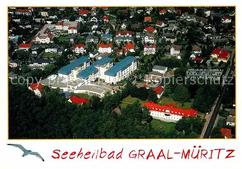 Graal Mueritz Ostseebad Fliegeraufnahme Kat. Seeheilbad Graal Mueritz