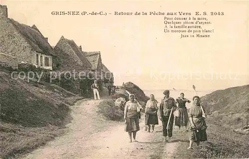 Cap Gris Nez Heimkehr vom Fischen Kat. Audinghen