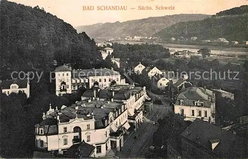 Bad Schandau Teilansicht  Kat. Bad Schandau