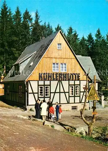 Sosa Erzgebirge Restaurant Koehlerhuette Talsperre des Friedens Kat. Sosa