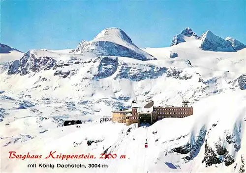 Oesterreich Berghaus Krippenstein mit Koenig Dachstein Kat. Oesterreich